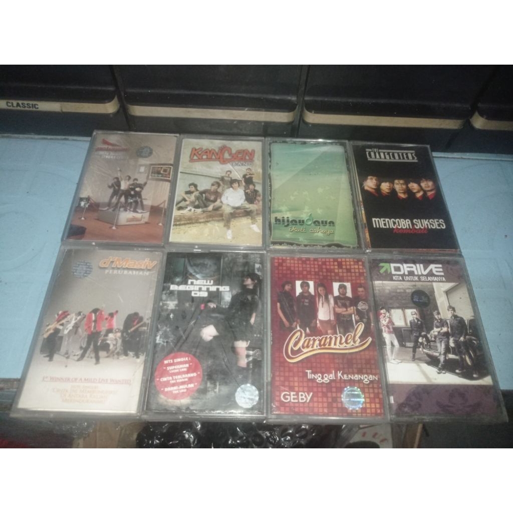 Kaset Pita - Peterpan SNSC - Kangen Band Bintang  14 hari - hijau daun ikuti cahaya - the Changcuter