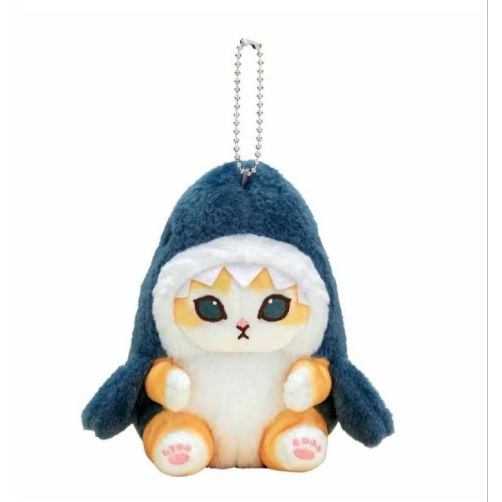 Mofusand shark hiu plush keyring keychain original donki japan