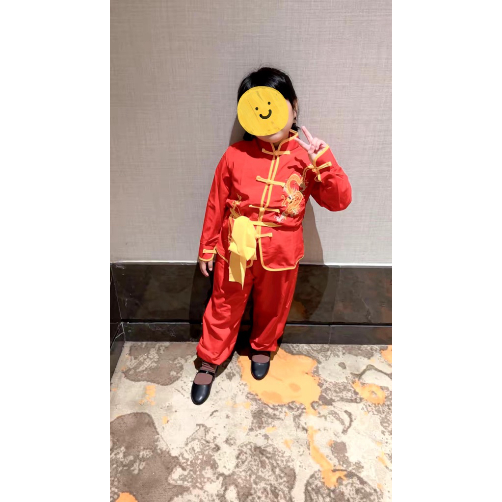 Preloved - Kostum wushu anak perempuan