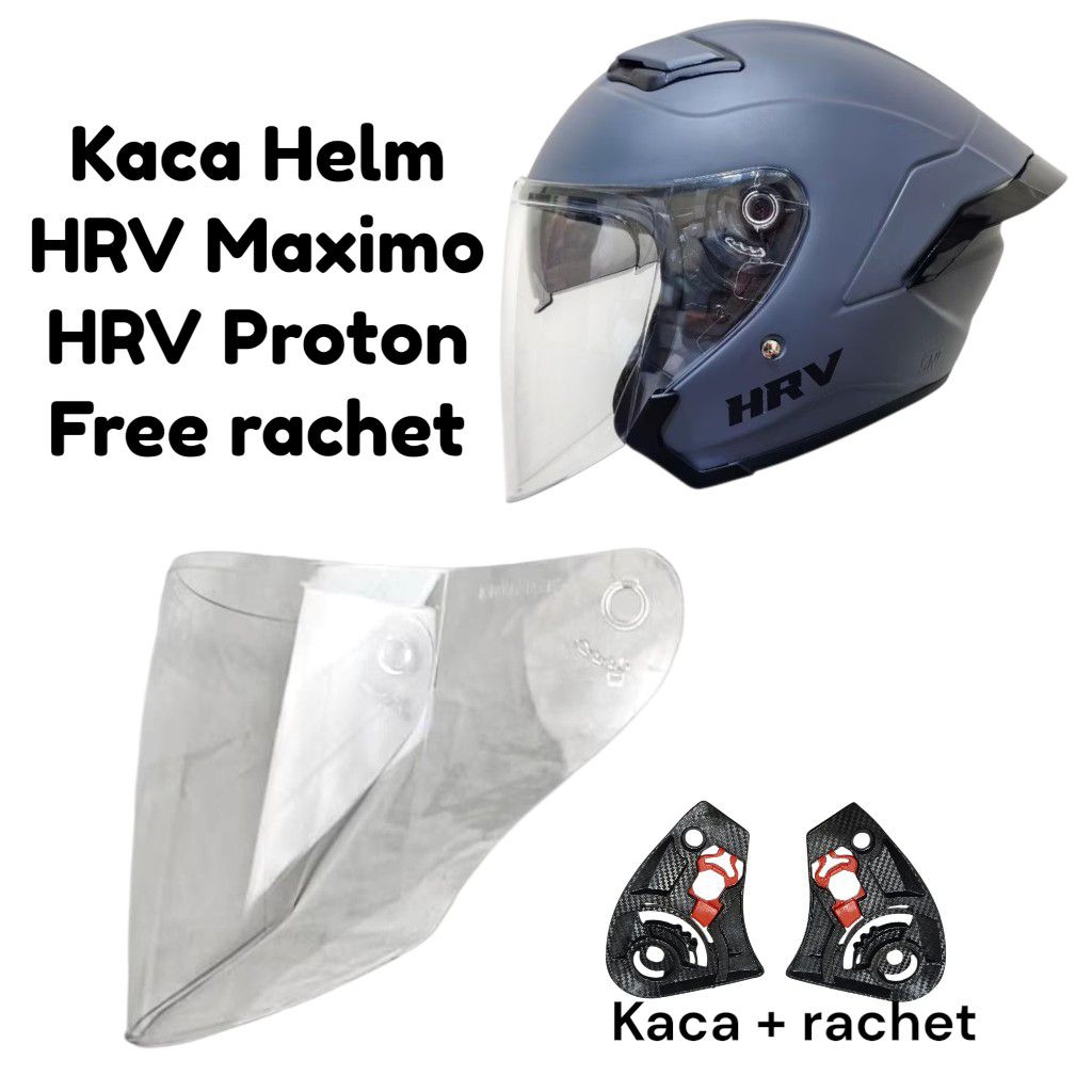 Kaca Helm HRV MAXIMO Visor Venom HRV Maximo Free Rachet
