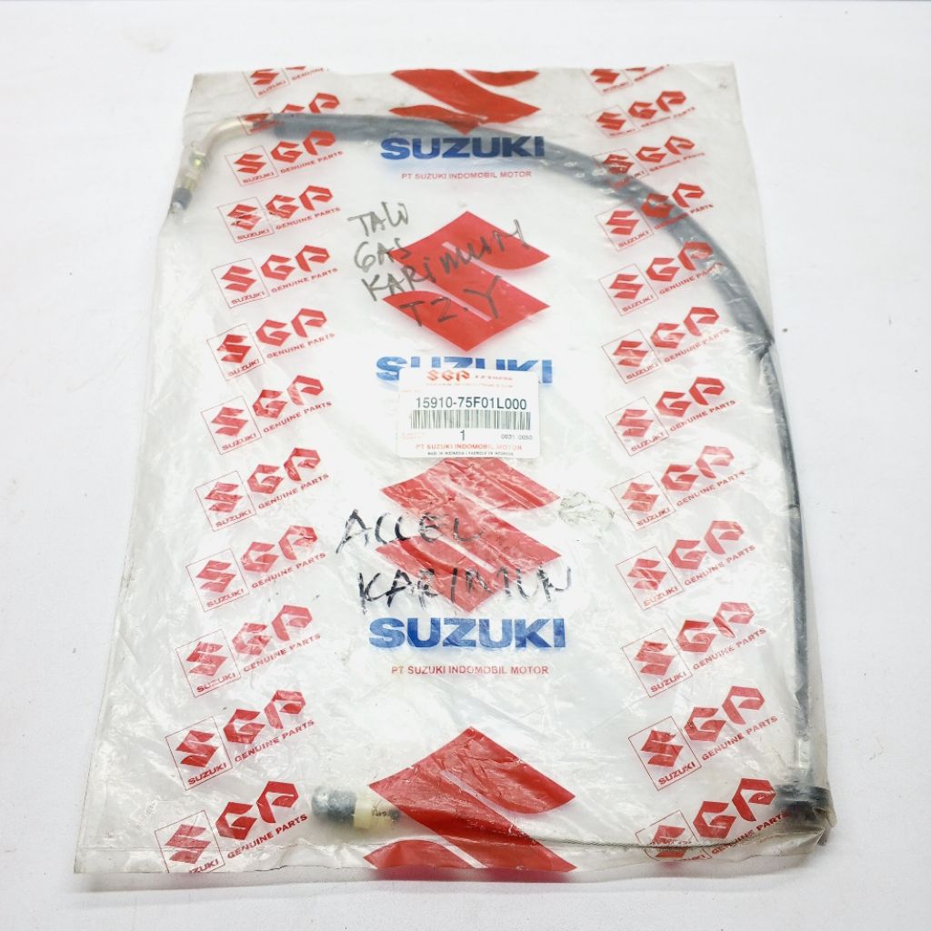 CABLE ACCELERATOR KABEL GAS GAZ KARIMUN KOTAK OLD ORIGINAL ASLI 15910-75F01L000