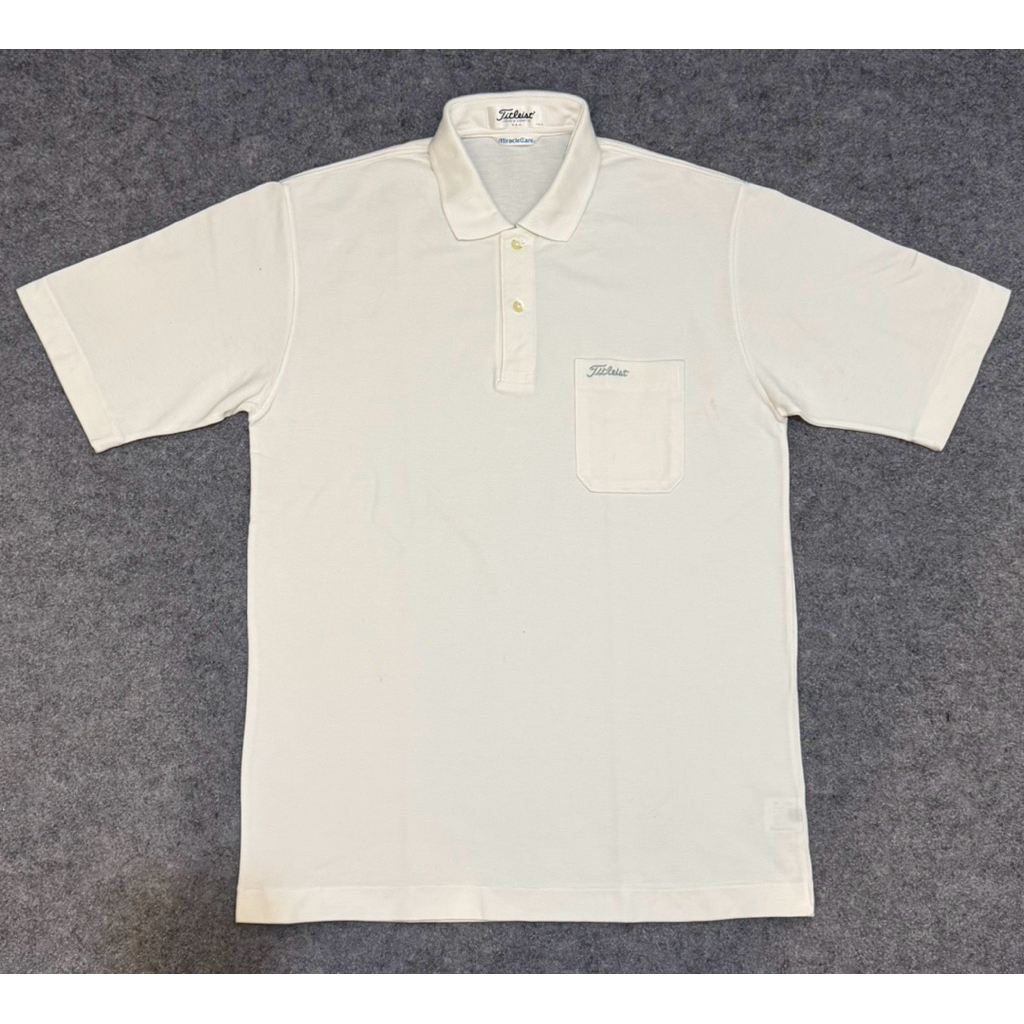 Titleist White cotton Golf Shirt
