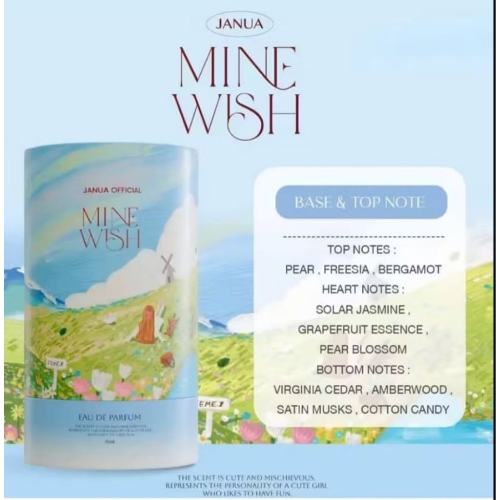 [Decant/share in jare 5ml] Janua Parfum Mine Wish Renjun Nct Dream Wangi Segar Parfum NCT Parfum Jan