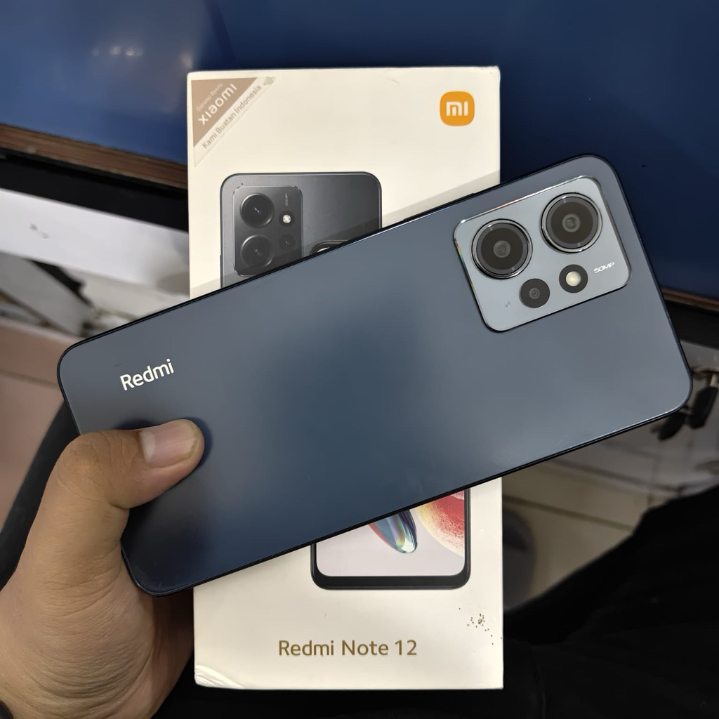 Redmi note 12 ram 8/128 second resmi fullset original