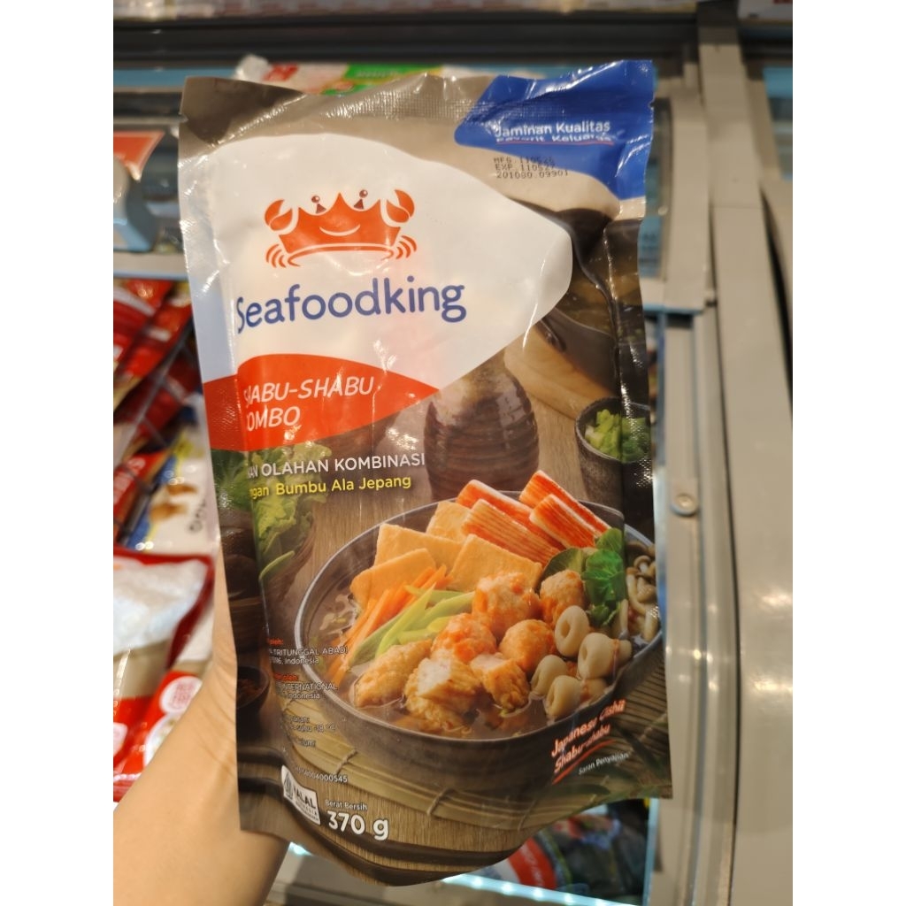 SEAFOODKING SHABU-SHABU COMBO ala jepang 370gr-toko daging nusantara