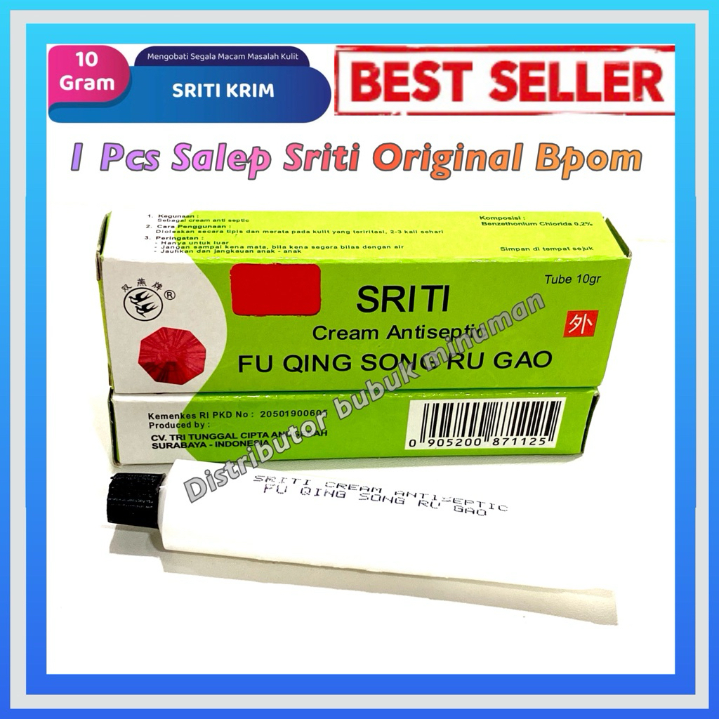 CREAM SRITI / SALEP SRITI ORIGINAL ASLI BPOM