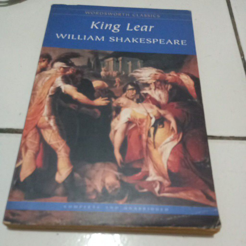 BUKU BAHASA INGGRIS WILLIAM SHAKESPEARE KING LEAR ORI