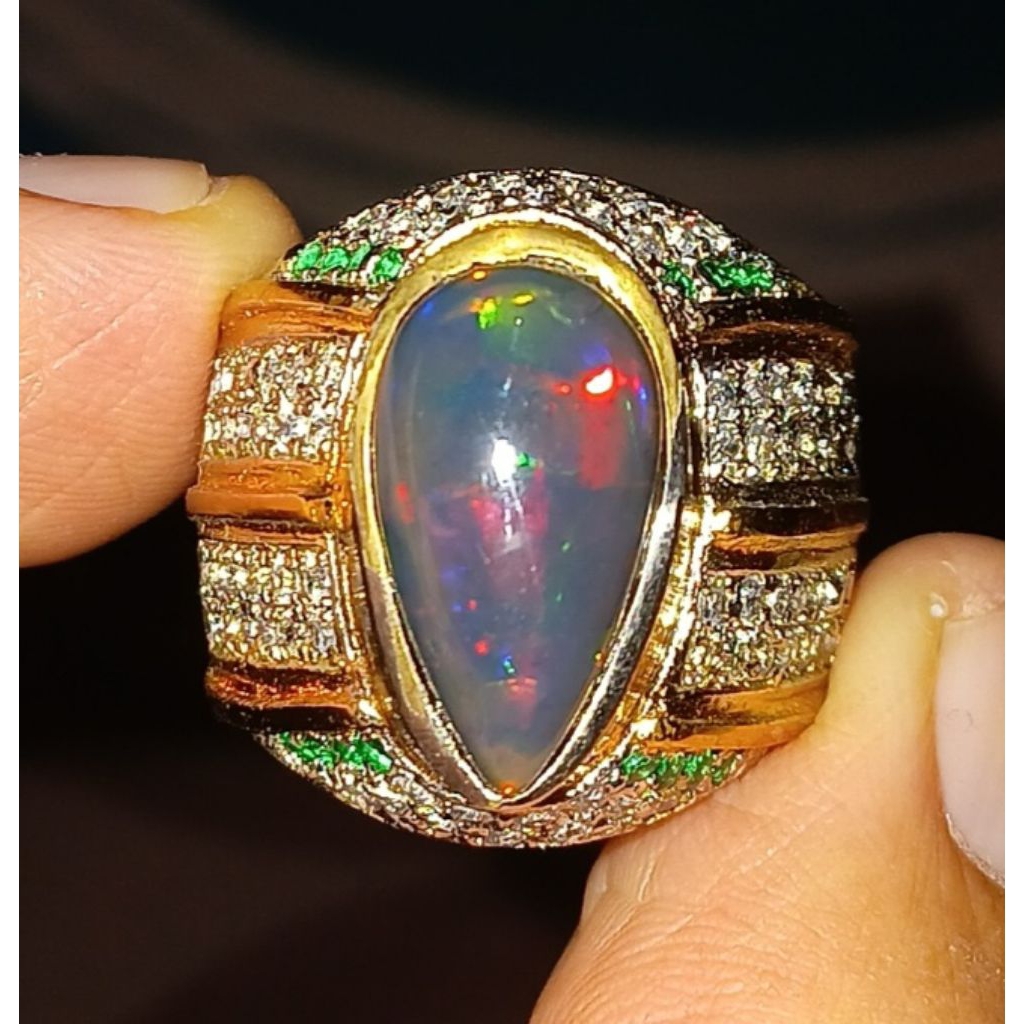 Natural  Black Opal Ethiopia