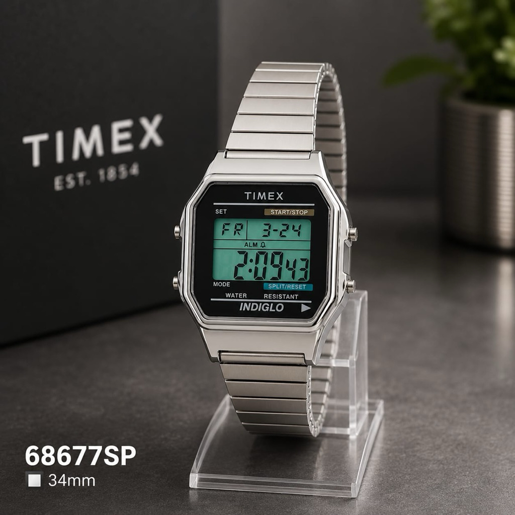 TIMEX 7900 INDIGLO - JAM TANGAN UNISEX DIGITAL BRACELET