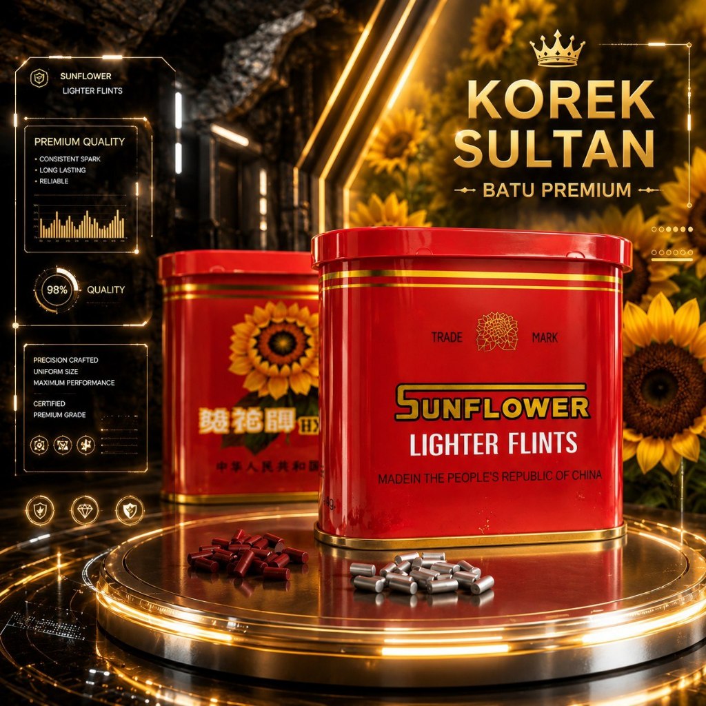 Korek Api Batu Sunflower isi 100pcs