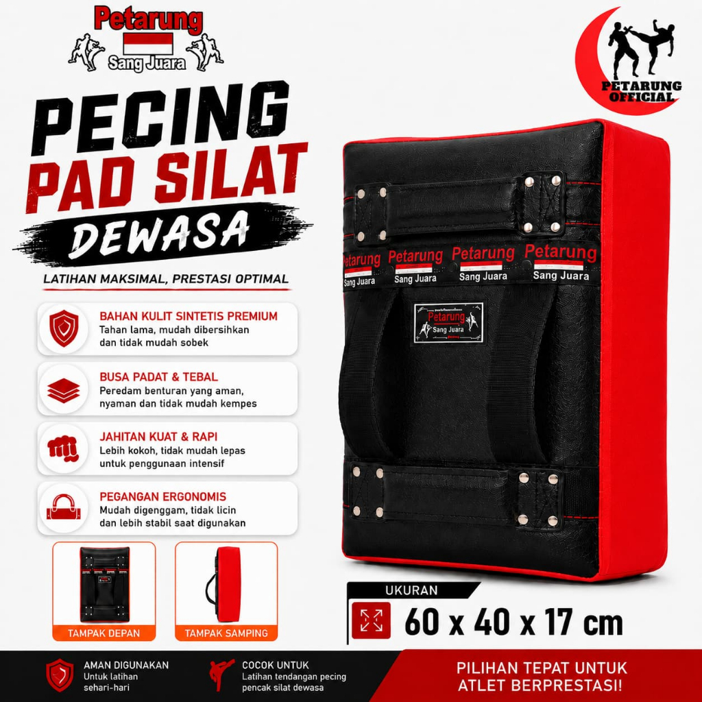 (ORIGINAL 100%) COD PECING PED DEWASA /PECING PAD PETARUNG KUALITAS JAWARA/handbox / pecing target