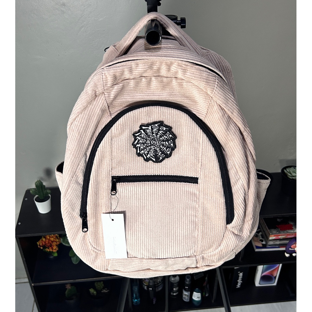 Corduroy Backpack Nivienne Light Pink Thanksinsomnia ( NEW )