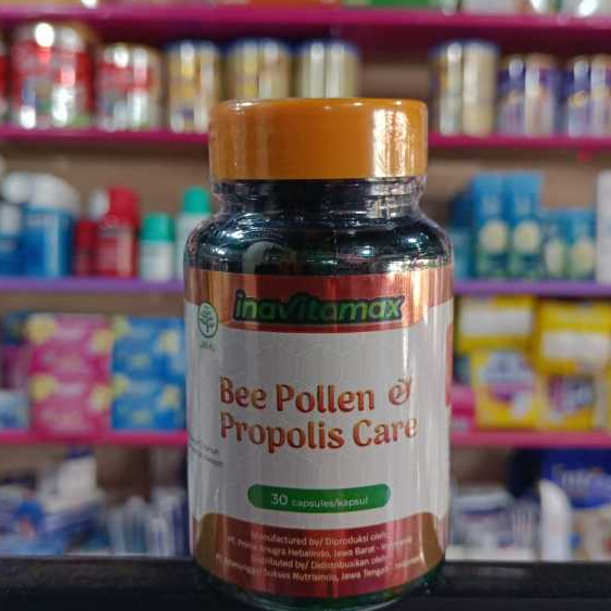 INAVITAMAX BEE POLLEN & PROPOLIS CARE 30 KAPSUL/SUPLEMEN KESEHATAN/JAGA DAYA TAHAN TUBUH