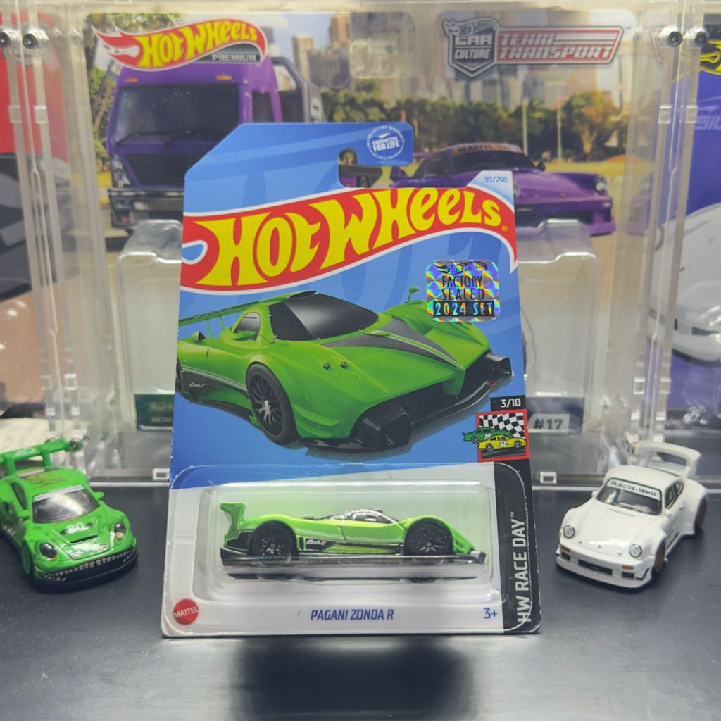 Hotwheels Pagani Zonda R Hijau Kroger Factory Sealed 2024