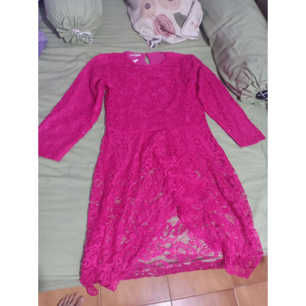 kebaya pink fanta preloved