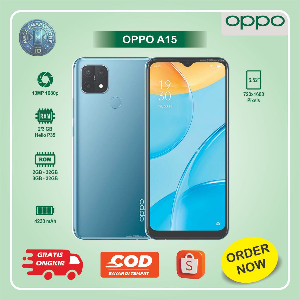 OPPO A15 | HP Second batangan