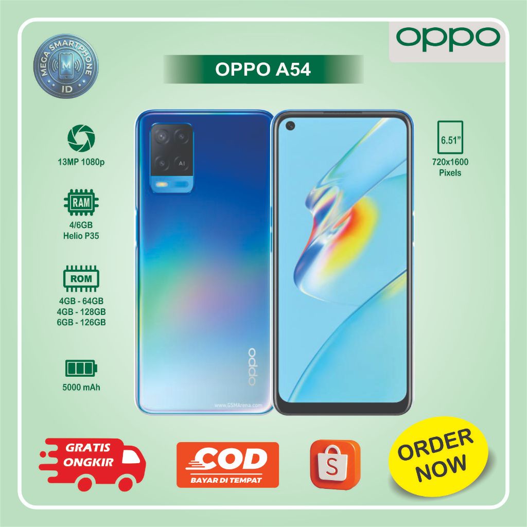 OPPO A54 | HP Second batangan