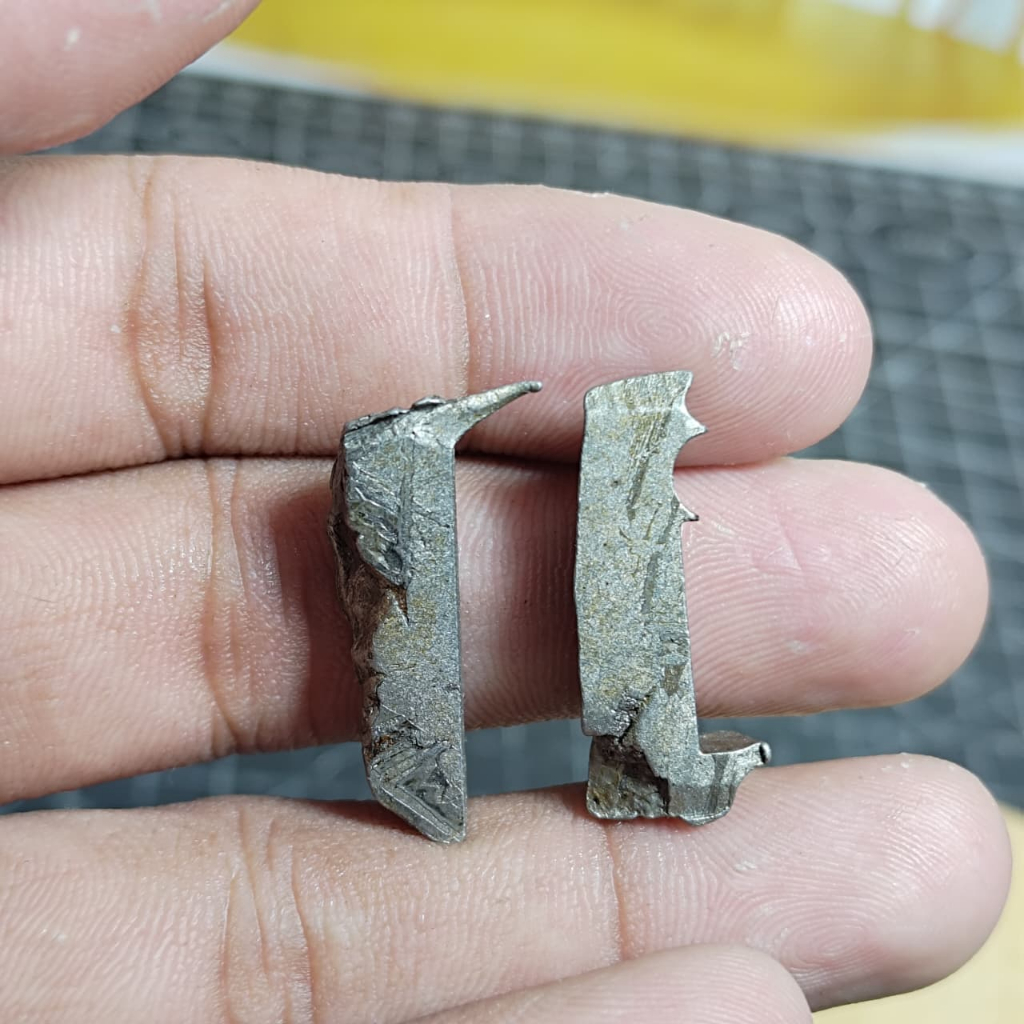 Natural Aletai Iron Meteorite Paket (9) Asli Meteorite