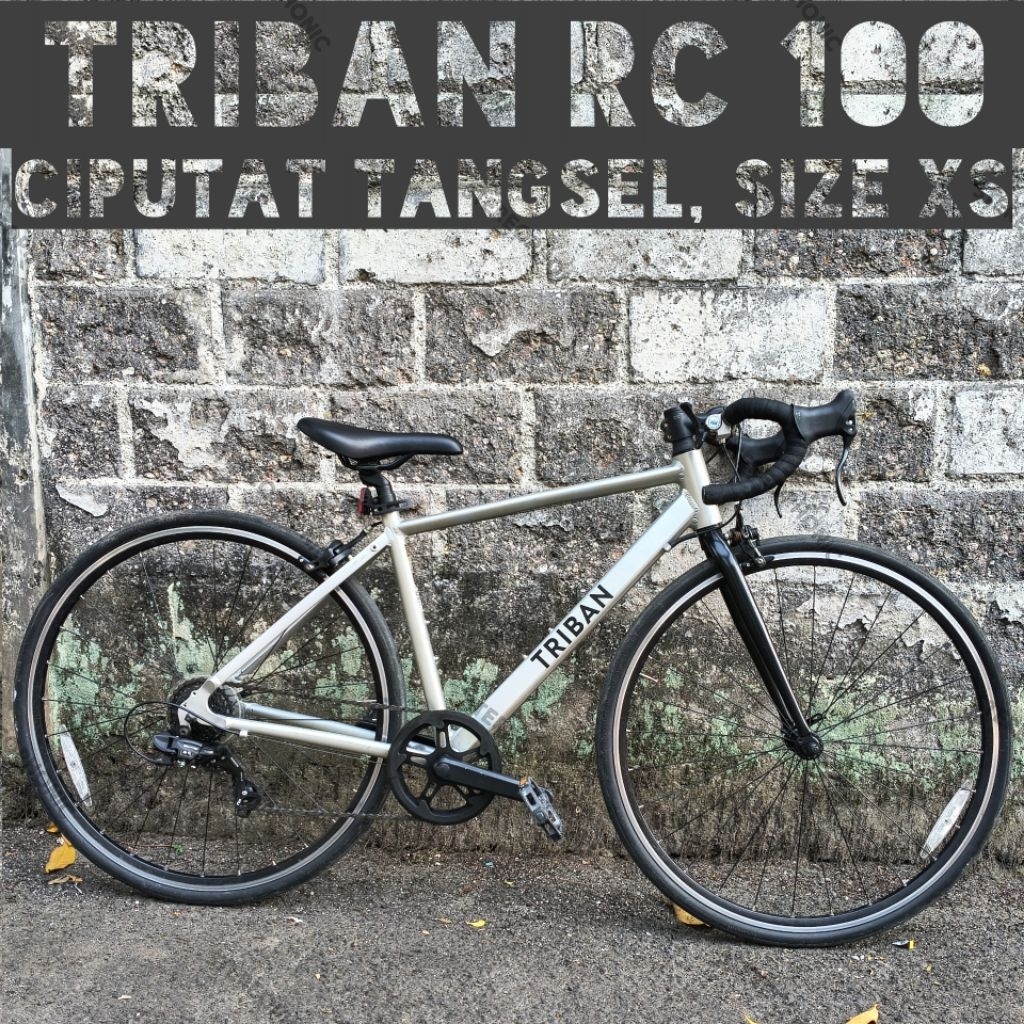 SECOND Mulus.. RoadBike TRIBAN RC 100 Decathlon RB TRIBAN RC100 size RoadBike size XS TRIBAN RC100