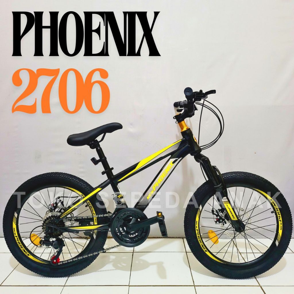 Sepeda MTB Ukuran 20 / 24 New Phoenix NP 2705 Murah Cuci Gudang Sepeda Gunung