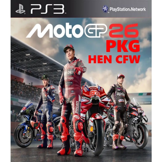 Kaset pkg ps3 MOTOGP 26 MOD