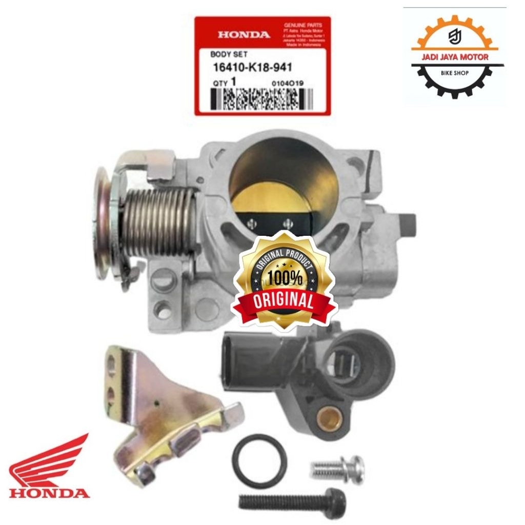 Body Set Throttle Body Assy Set Original Asli Honda Verza 150 2013 - 2018 16410 K18 941
