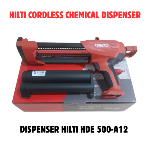 DISPENSER CORDLESS HILTI HDE 500-A12 ( GUN CHEMICAL HILTI BATERAI )