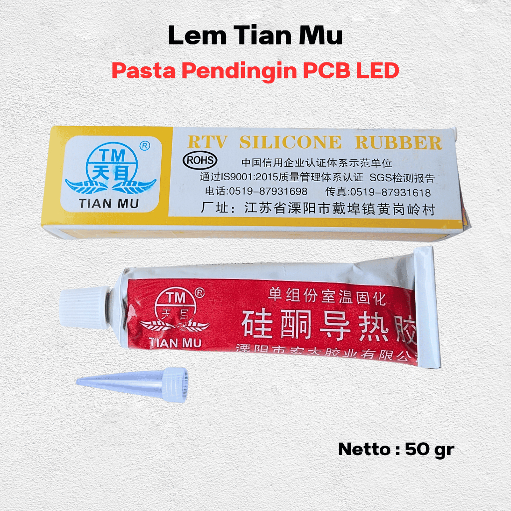 Lem LED Tian Mu Perekat Pendingin PCB LED