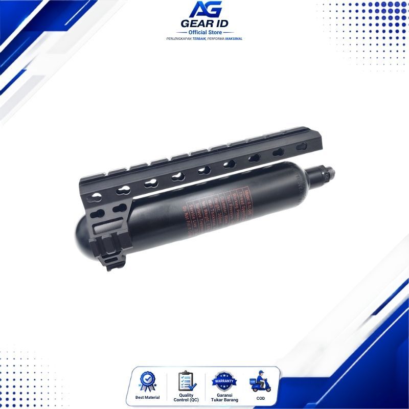 RIS RAS RAIL CINCIN TABUNG BOTOL CUSTOM PLA+ KUALITAS PREMIUM