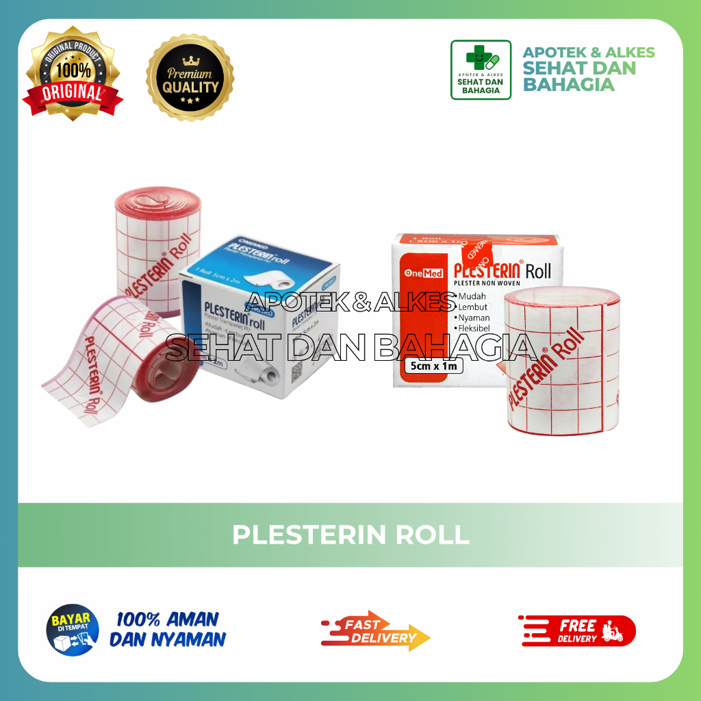 Plesterin Roll - Plester Putih Kecil