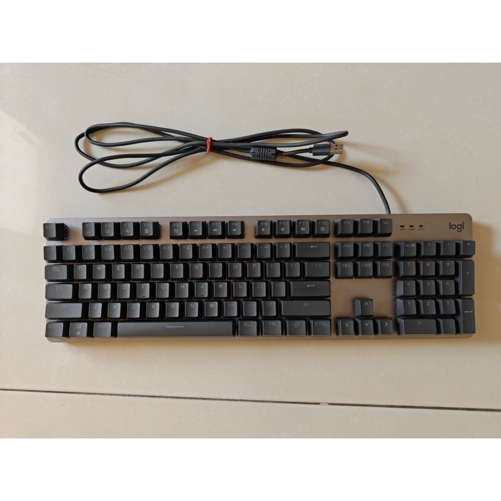 Logitech K845 Wired Mechanical Keyboard Green Red Tea Shaft Office