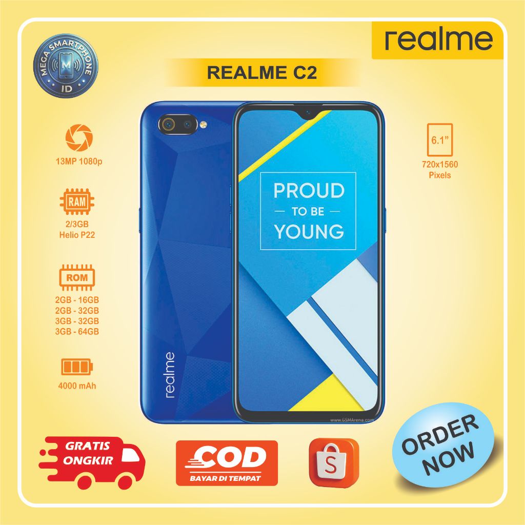 Realme C2 | HP Second batangan