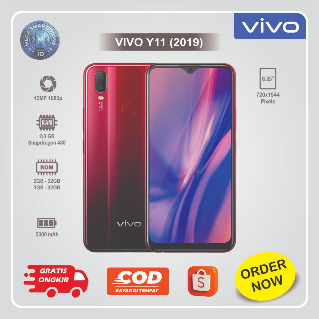 VIVO Y11 (2019) | HP Second batangan