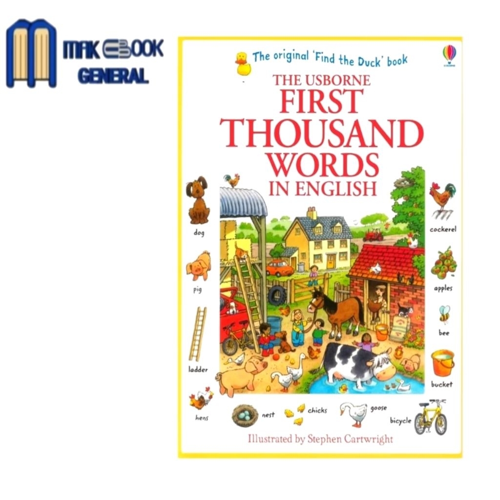 Buku The Usborne First Thousand Words in English Full Colour