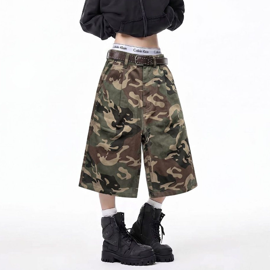 CAMO-BAGGY-JORTS
