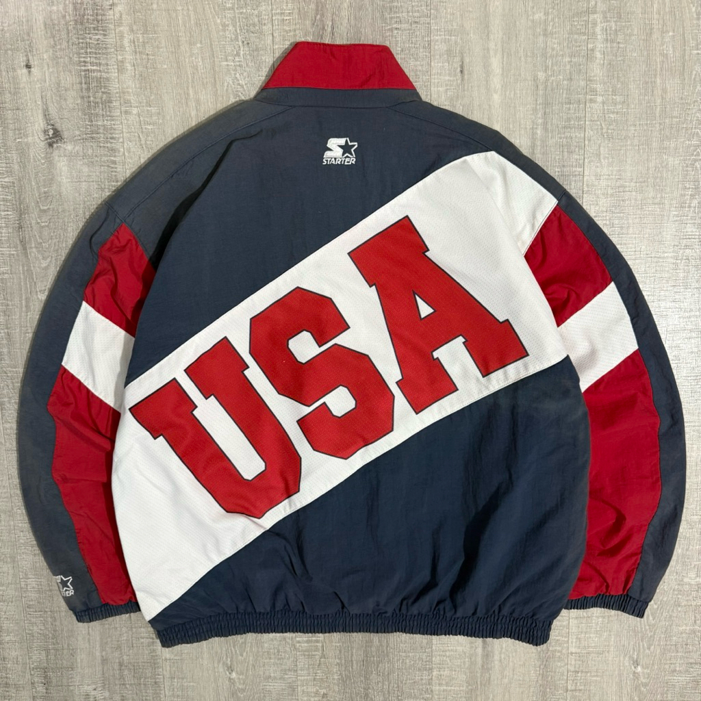Vintage sun faded starter atlanta 1996 olympic games jacket