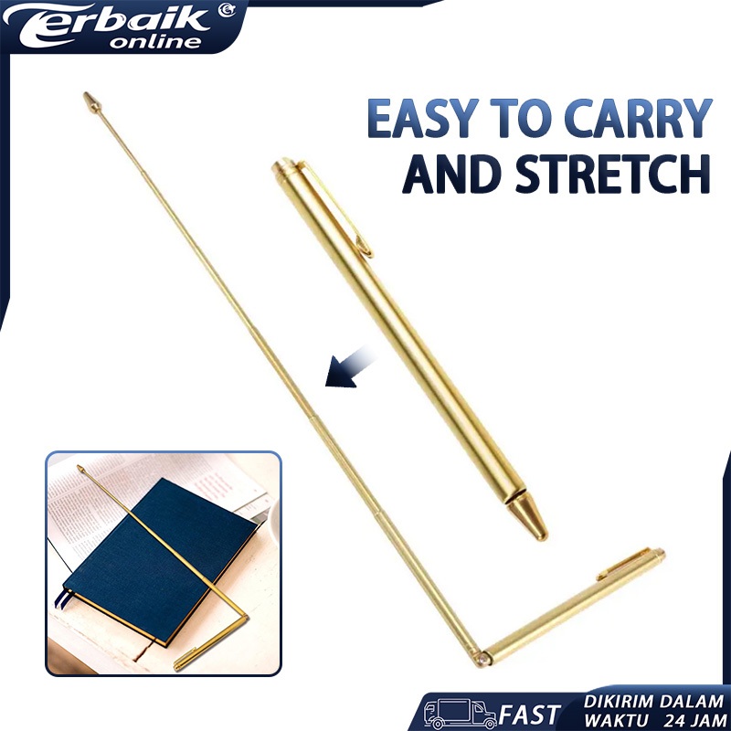 Dowsing Rod Dowsing Alat Deteksi Air 57CM / Dowsing Rod Alat Pencari Air Bahan Tembaga Adjustable Fl