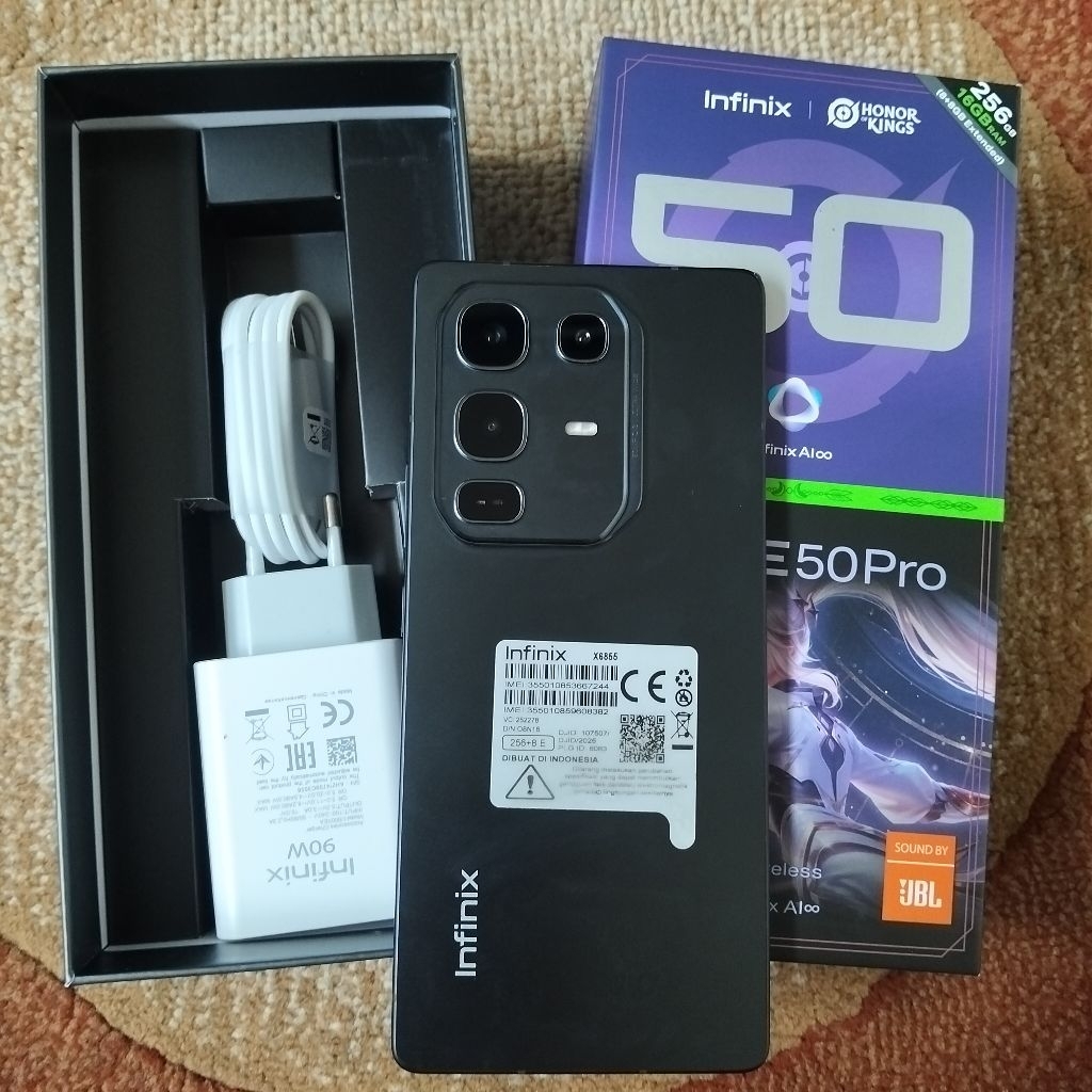 Infinix Note 50 pro 8/256 fullset no minus