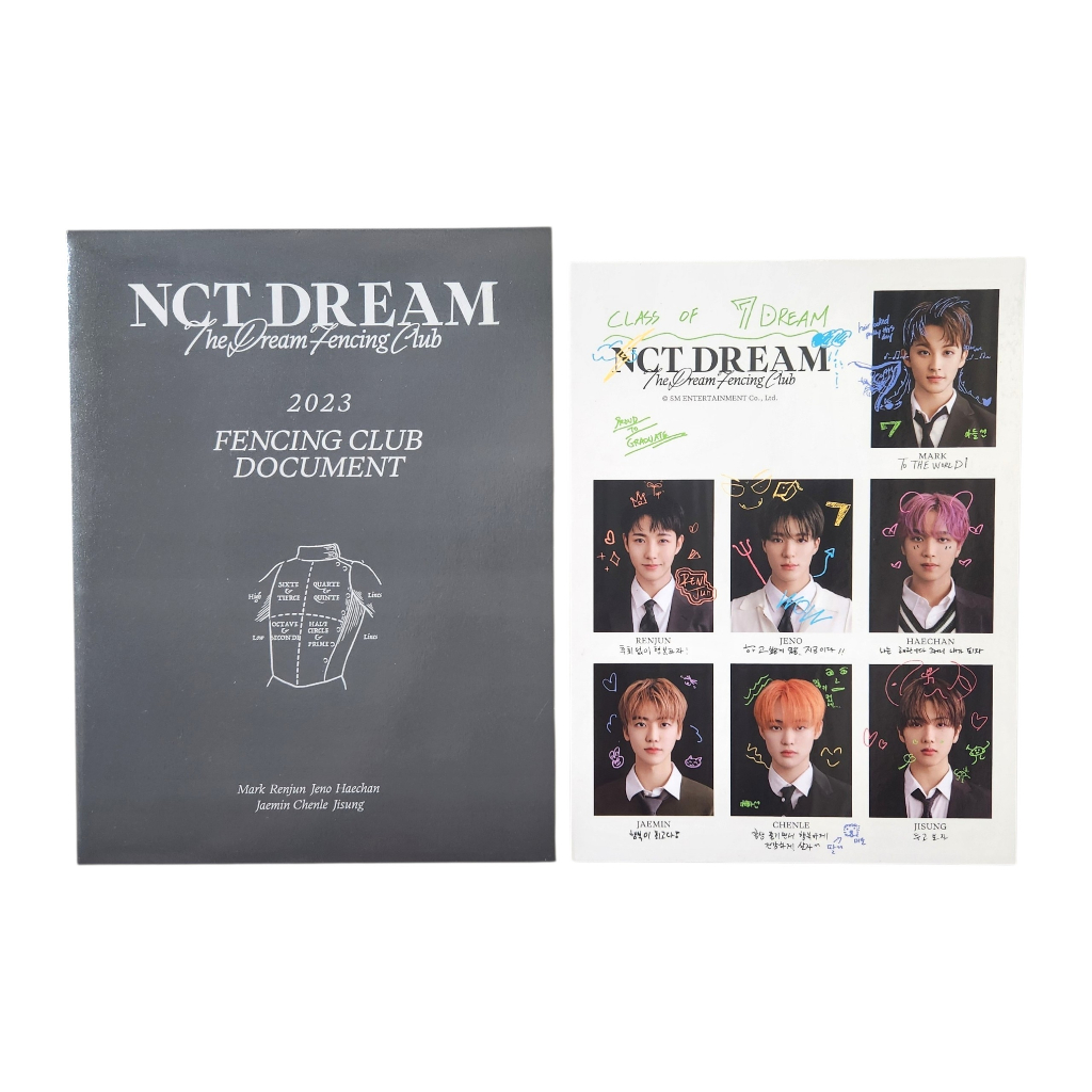 [READY/SHARING] NCT DREAM 2023 SEASON'S GREETINGS : GROUP FENCING CLUB DOCUMENT + CASE