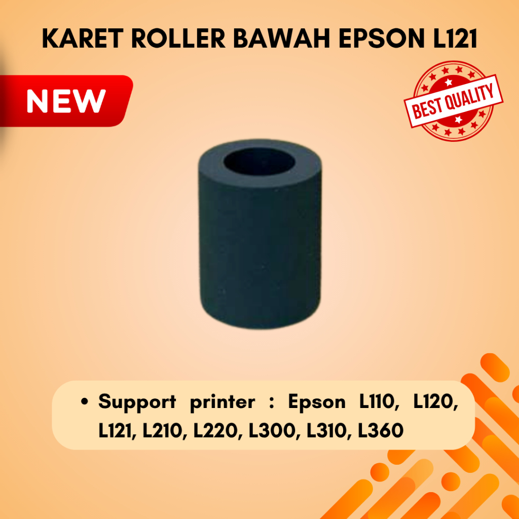 Karet Roller Bawah Epson L121 L110 L120 L210 L300 L310 L360