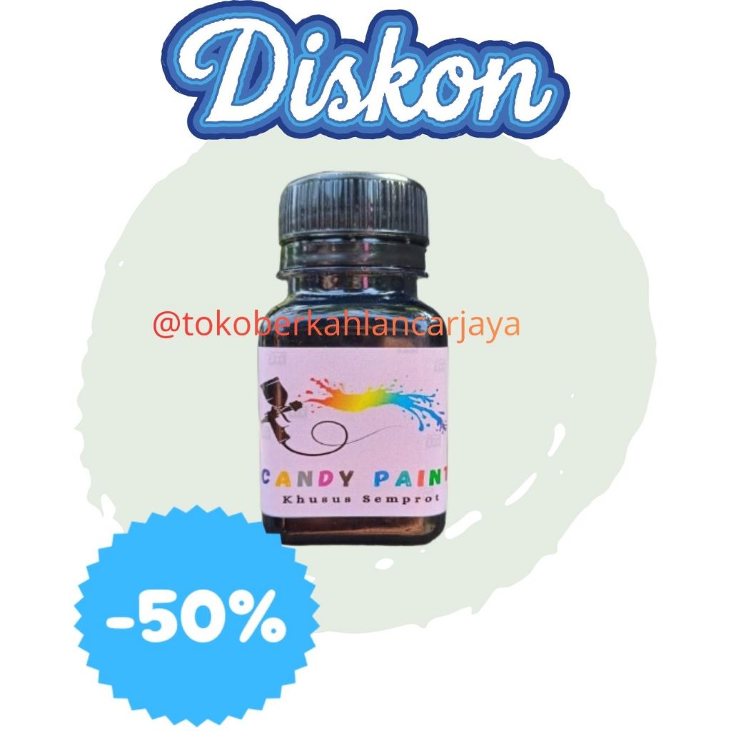 (SEMPROT) 50 ML CHROME CANDY PAINT PEWARNA SEMPROT CAT PEWARNA LOGAM,BESI,ACRYLIC,PLASTIK,KACA,BODY 