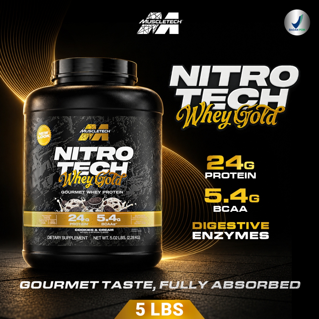 MUSCLETECH Nitrotech Whey Gold 5lbs