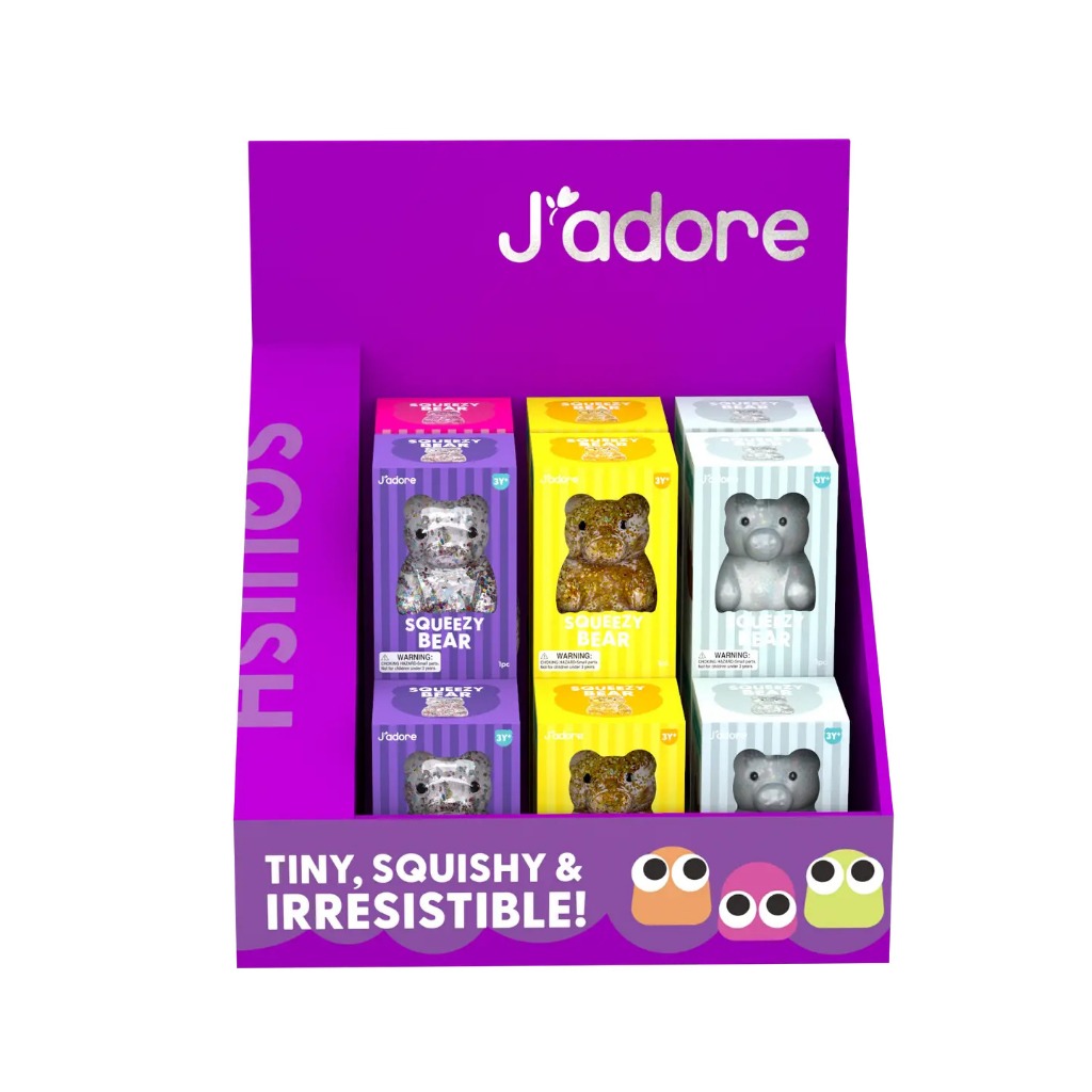 Jadore - Mainan Glitter Bear Squishy