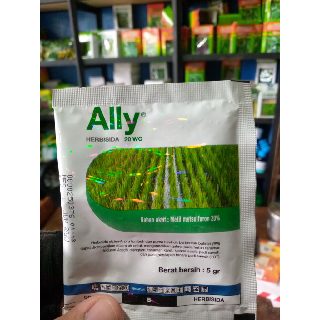 ALLY obat mengatasi / pembunuh gulma, gumput di semua jenis padi