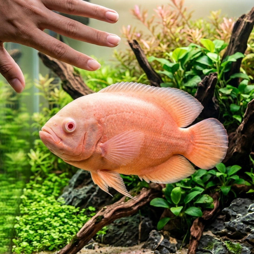 ikan oskar size17-19 +_