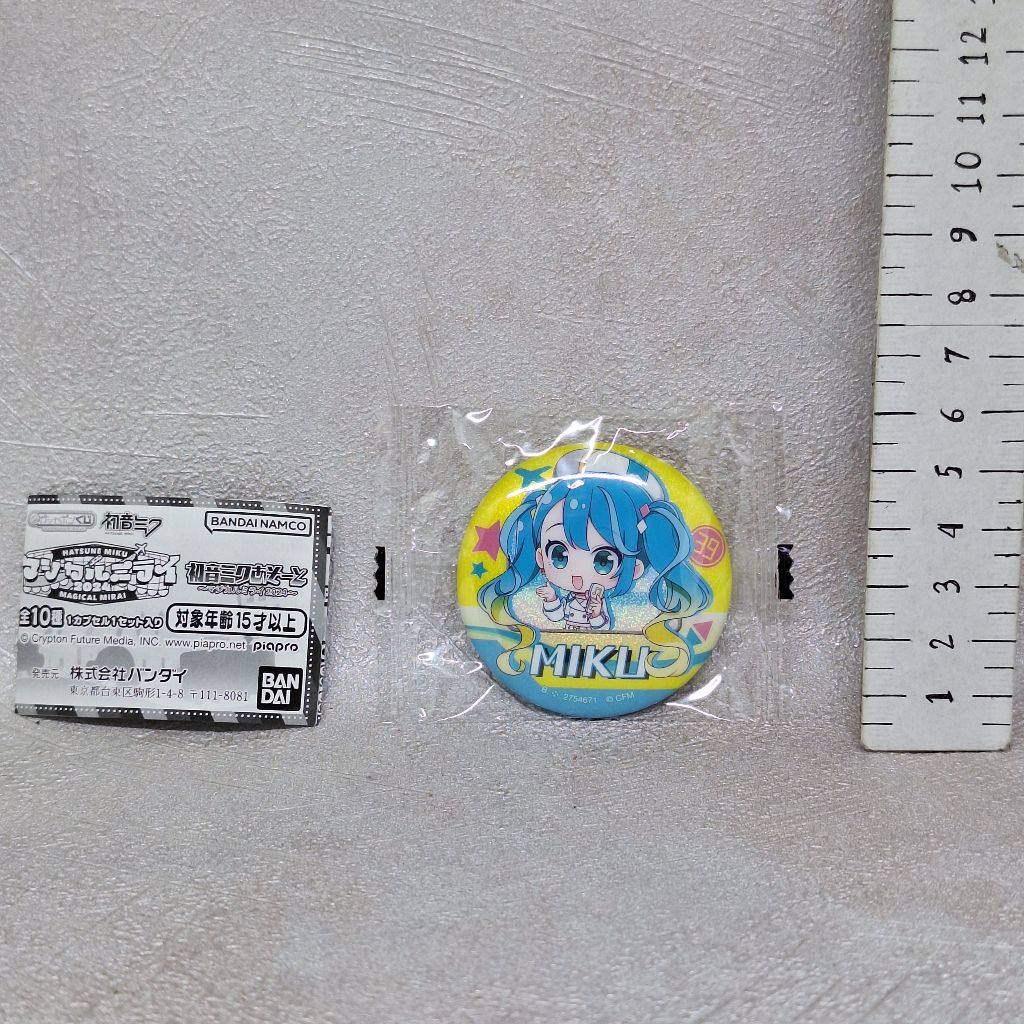 Miku Hatsune Pin Badge Bros Magical Mirai 2024 Vocaloid Project Sekai Gashapon Gachapon Gacha