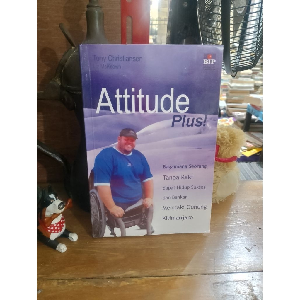 buku motivasi Attitude Plus by Tony Christiansen bekas/original