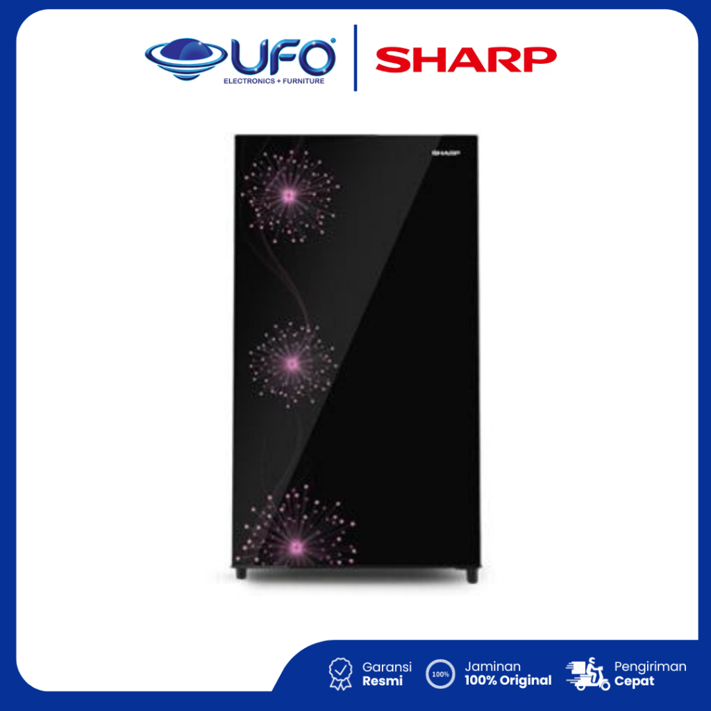 Sharp Kulkas 1 Pintu SJX187MGDP / SJX187MGDB 166 Liter