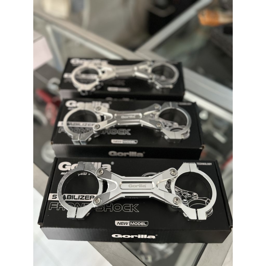 Borgol Shock Gorilla CNC - Silver Gorilla, Asli Gorilla, CNC Impor, Tahan Lama