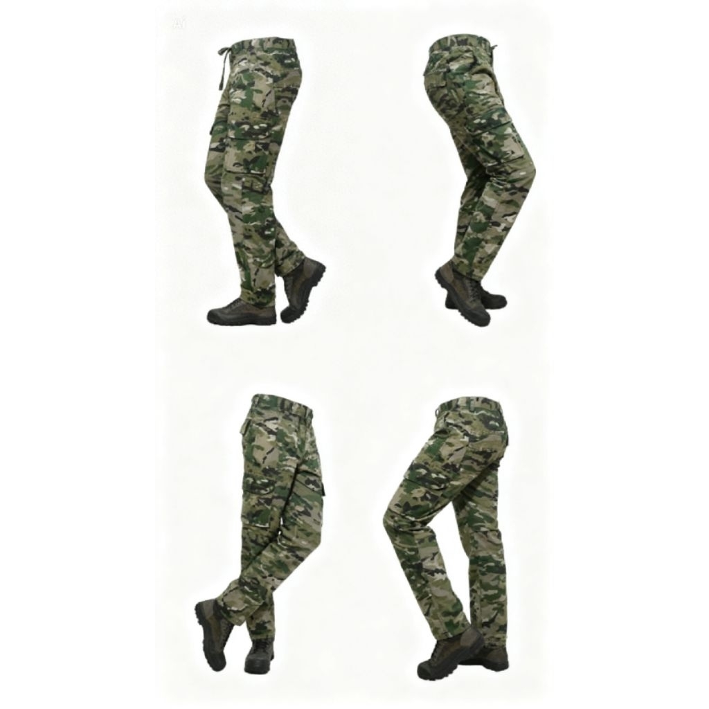 Celana Pdl Loreng Multicam Cargo Celana Panjang Multicam